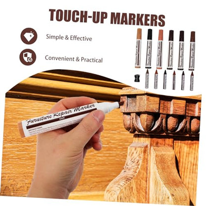 Mobestech Portable Paint Markers 1 Set Furniture Touch-up Pens Wood Scratch Repair