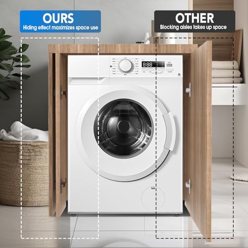 Pocket Door Slide kit, Pivot Door Slide Hardware Insert for Cabinet Doors and Insert Doors, Durable and Silent Design for Kitchen Bathroom Furniture (22in, Pieces, 4) - size: 22in