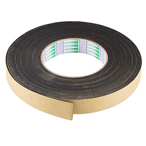uxcell Sealing Foam Tape 20mm Wide 1.5mm Thick 10m/32.8ft Long, EVA Self Adhesive Weather Strip for Window Door Insulation - size: 20mmx1.5mmx10m
