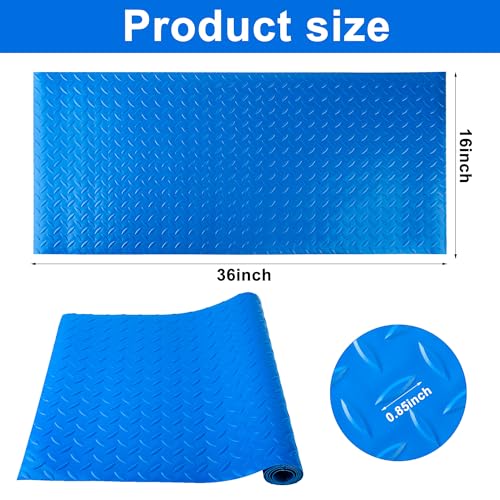 Swimming Pool Ladder Mat 16 x 36 Inch Large Pool Ladder Pad Protective Swimming Pool Step Pad with Non-Slip Texture for Above Ground Swimming Pool Steps Liner and Stairs