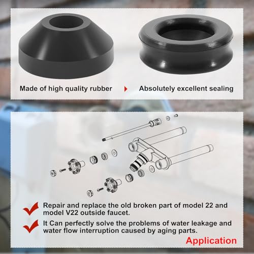 RK-22MH Repair Kit Metal Handle,Outside Faucet,Compatible with Woodford Model 22, Model V22 - size: RK-22MH
