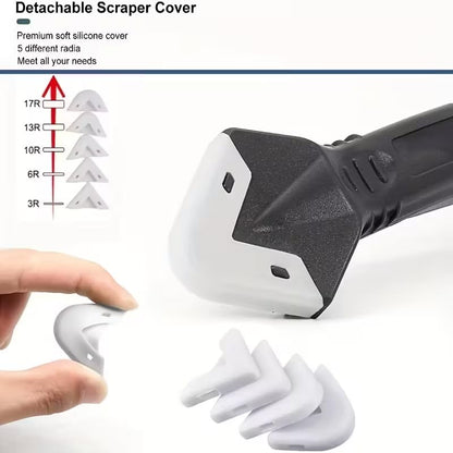 Silicone Caulking Tools-3 in 1 Sealant Finishing Tool Grout Remove Scraper Caulk Remover Glass Glue Angle Scraper for Bathroom,Kitchen,Floor,Window,Sink Joint,Frames Seal(9pcs/set)