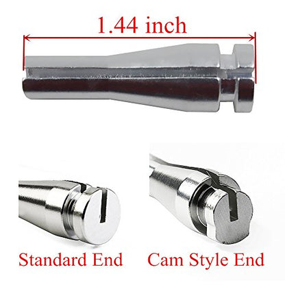 Lelecar Door Cable Repair Kit with Cam Piece for F-series E-series Ranger Expedition Excursion Navigator Latch Lock Handle Billet Aluminum(16 Ends for 8 Cables)