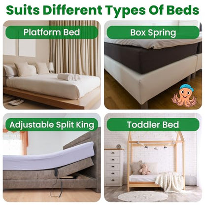 ECOHomes Non Slip Mattress Gripper Pad Stop Mattress, Keep Topper from Sliding - Anti Slip Grip Pads Holder Stop Couch Cushion, Sofa Cushions, Patio & Furniture to Prevent Sliding (Full/Full XL) - size: Full / Full XL