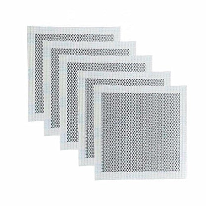 Wideskall® 4" x 4" inch Heavy Duty Self Adhesive Wall Repair Patch for Drywall, Pack of 5 - size: Pack of 5