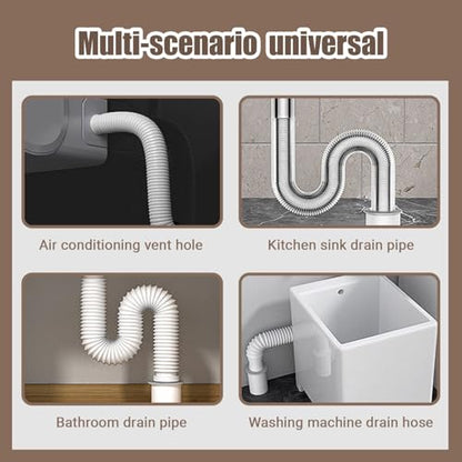 12 Pcs White Seal Putty,Waterproof Duct Seal Repair Sealing Clay & Moldable Silicone Putty,Ideal for Sealing Drain Connections, Wall Holes, and Air Conditioning Openings, Reliable and Efficient. - color: 12 Pcs White Seal Putty（30g）