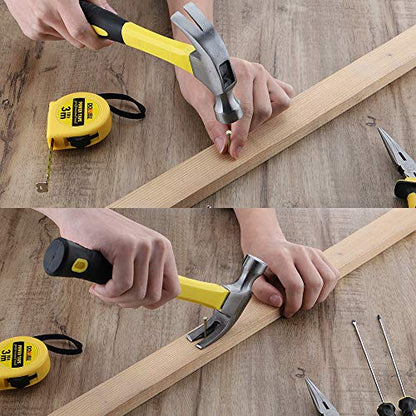 DOWELL 24 Pieces Homeowner Tool Set, Home Repair Hand Tool Kit with Portable Tool Bag - size: 24PCS
