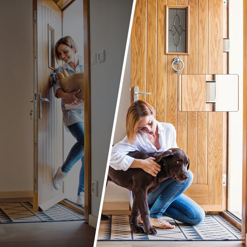 Door Stopper - Pocket Size and Mobile - Heavy Duty Hinge Door Stop - Fit for Firemen, Movers, Hotels & Stores - Easy to Use - Children & Pets Safety Hanging Door Hinge Stoppers