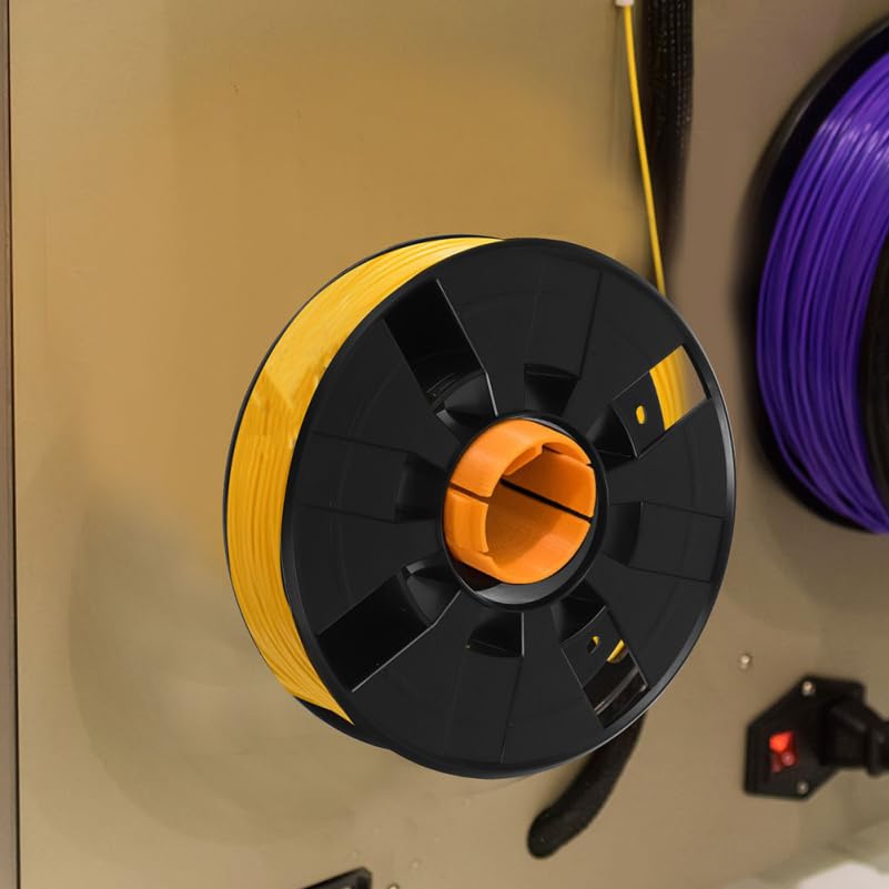 TEHAUX 2pcs Cord Storage Reel Lightweight Plastic Cable Extension Cord Reels for 3D Printer Filament Home School Studio Organization