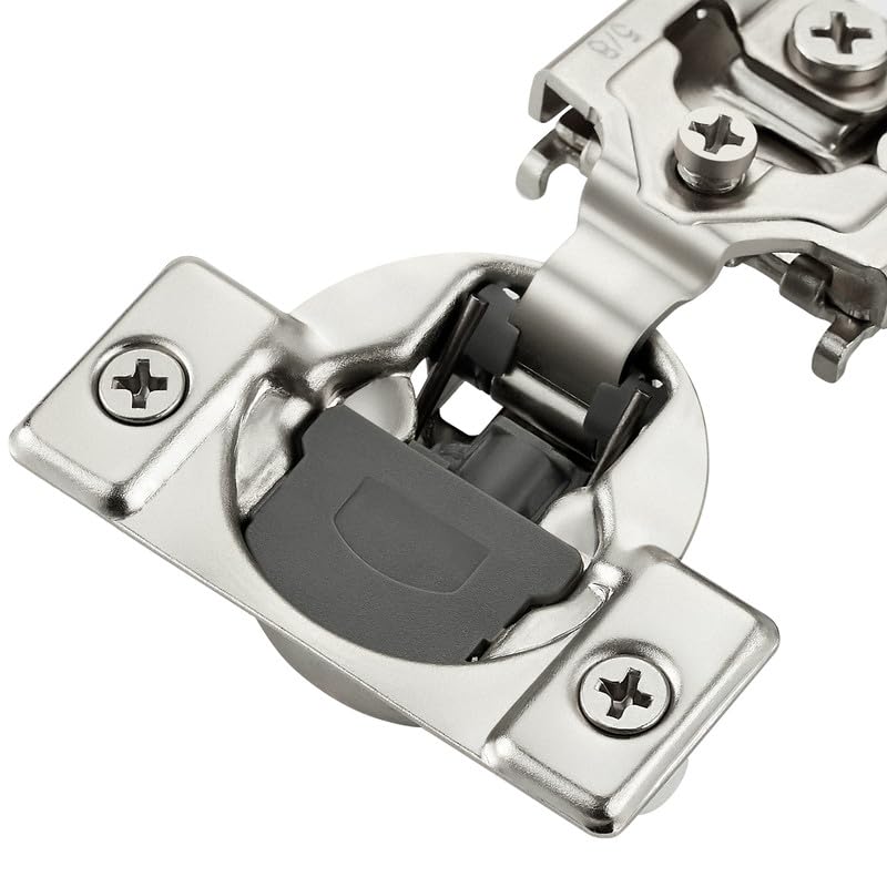 Ravinte 2 Pack 1 Pair 5/8 inch Overlay Soft Close Kitchen Cabinet Hinges Stainless Steel Adjustable Kitchen Hinges Satin Nickel Cabinet Hardware - size: 5/8 inch Overlay