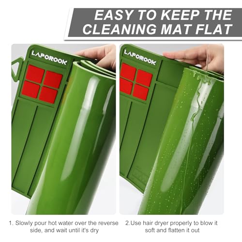 36"x12" Magnetic Tool Mat, Thickened Rubber Non-Slip Workbench Pad, Leak-Proof Easy-to-Clean Storage Mat for Mechanics & DIY Enthusiasts