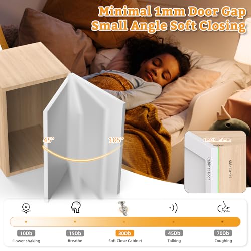 Chibery 50 Pack Full Overlay Cabinet Hinges, Face Frame & Frameless, 4D Adjustment, Soft Close 105°, Close Speed Control, Concealed Clip-On Plate, Smooth Slow Self Closing for Kitchen Corner, Cupboard