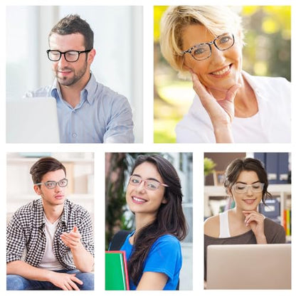Blue Light Glasses Woman Blue Light Blocking Glasses Mens Blue Light Glasses for Girls Computer Gaming - color: Leopard, size: 1pc