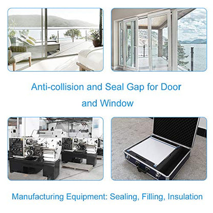 2 Rolls Weather Stripping,1/4 Inch Wide X 1/8 Inch Thick Foam Seal Tape High Density Foam Strip Self Adhesive,Closed Cell Foam Tape Seal Strip,16 Feet Long Each - size: 1/4"W x 1/8"T x 32FT
