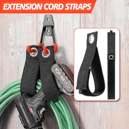 20 Pack Heavy Duty Garage Hooks,Solid Steel Wall Mount Hangers,with Anti-Slip Coating,for Hanging and Organising Ladder,Bike,Ropes,Broom,Garden,Yard and Power Tools - color: 20 Pack Orange