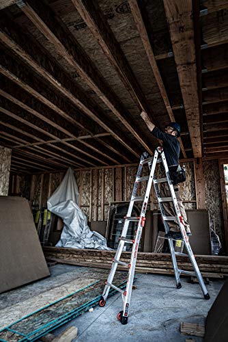 Little Giant Ladders Velocity (17 Ft) Multi-Position Ladder Bundle with Wing Span/Wall Standoff Ladder Accessory - size: 17 Ft., style: Without Levelers