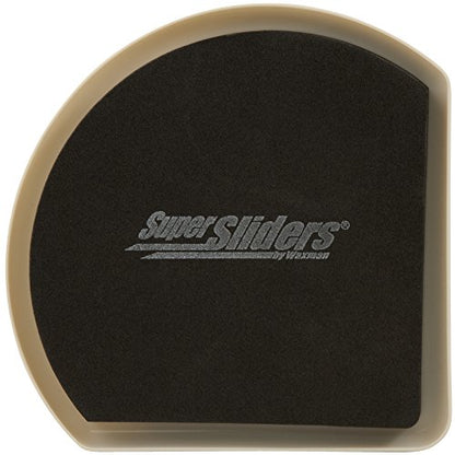 Super Sliders 7" Slide & Hide Corner Reusable Furniture Sliders for Carpet, Anti-Slip Protective Furniture Moving Pads for Beds, Sofas, Dressers, Set of 4, Beige - size: 7 Inch, style: For Carpet