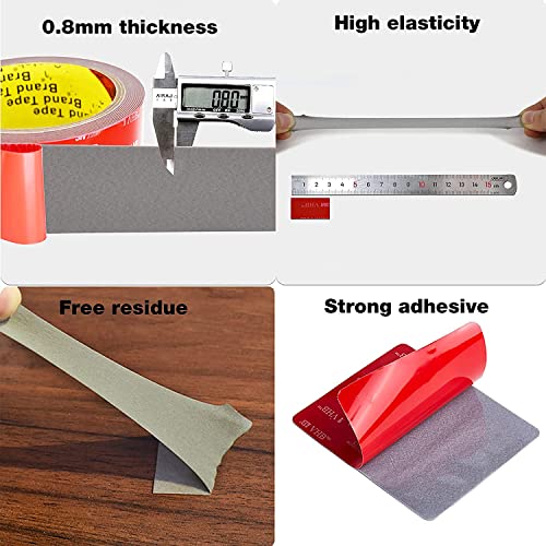 Hasaky Double Sided Tape Heavy Duty 20pcs 2in x 2in Mounting Tape Pad Sticker Strong Adhesive Tape Waterproof Foam Tape for Indoor and Outdoor - size: 20pcs 2in x 2in