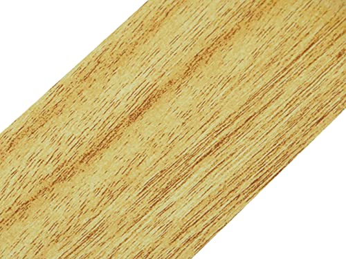 XGNG 5.7cmx4.57m Simulation Wood Grain High-Adhesive Repair Tape for Desk Chair Furniture Floor Beautification Decoration Tape, Golden Camel