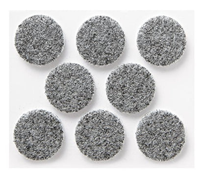 Scotch Heavy Duty Felt Pads, Round, Gray, 1-in Diameter, 8 Pads/Pack (SP870-NA) (Pack of 3) - size: 8 Pads (Pack of 3)