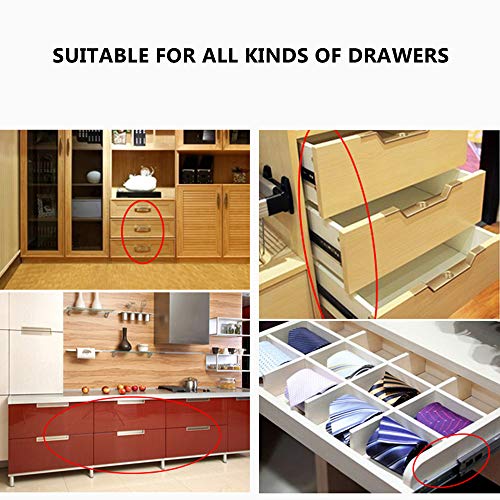 Drawer Slides 16 Inch Ball Bearing Full Extension 3 Section Slide Track Mounting Drawer Runners Slider for Cabinet Home Furniture, 2 Pack (Black 16 Inch) - size: 16 Inch