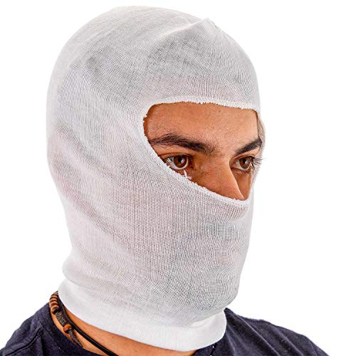 TCP Global Premium Painters Spray Socks, One Size Fits All (Pack of 12) - Snug Soft Stretch Cotton Hood Mask
