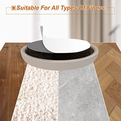 1-1/4" Furniture Sliders for Carpet & Hardwood Floors, 24PCS Furniture Pads for Quickly and Easily Move Any Item and Protect The Floor - size: 1-1/4 inch 24 PCS