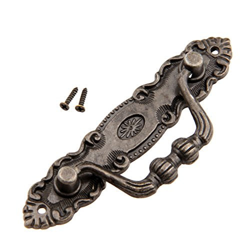 dophee Retro Decorative Lock, Latch Hasps, Pulls Handles, Hinges and Corner Brackets Hardware Kit for Jewelry Box Cabinet Wooden Box Handcrafts Project - style: Corner Bracket Kit