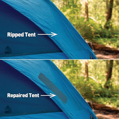 GEAR AID Tenacious Tape 3” x 20” Micro-Ripstop Fabric Gear Repair Tape, Fix Holes and Rips in Puffy Jackets, Rain Gear, Tents, Sleeping Bags and Outdoor Equipment, Orange, 2 Rolls - color: Orange, style: 3" × 20" (2 Rolls)