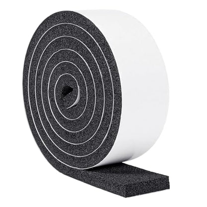 Yotache Open Cell Air Conditioning Weatherstrip Insulation Foam 2" x1/2", Self Adhesive Flame Retardant Seal Strip, 6.5 Feet Long - size: (2"×1/2") 6.5FT