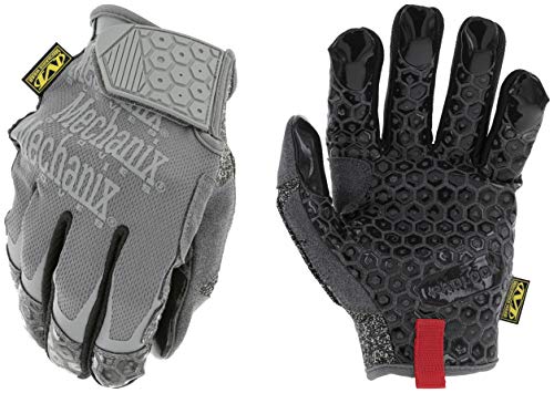 Mechanix Wear Box Cutter Gloves - Cut Resistant Work Gloves for Construction, Woodworking & Home Improvement - Machine Washable & Touchscreen Compatible - Medium, Grey - size: Medium