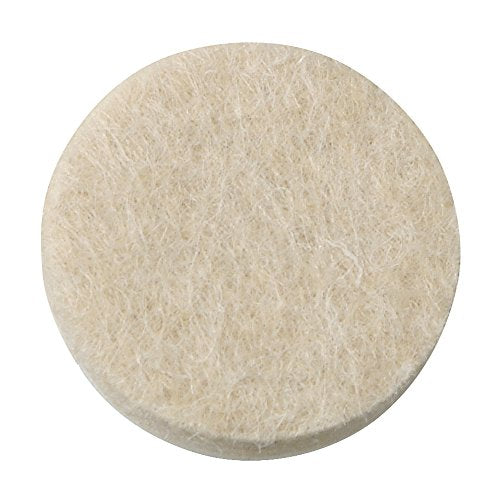 softtouch 1" Round Heavy Duty Self Stick Felt Furniture Pads, Protect Hardwood Floors from Scratches, Beige (48 Pack)