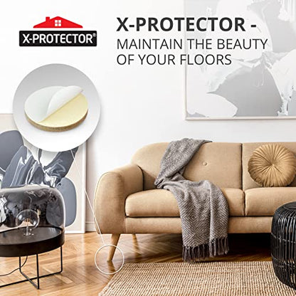 16 Heavy-Duty Felt Furniture Pads 2” 1/4” Thick X-Protector! Round Felt Pads for Furniture Feet - The Best Felt Floor Protectors for Furniture to Prevent Scratches. Protect Your Hard Floor! (Beige) - size: 2 Inch 16 Pcs Round Beige