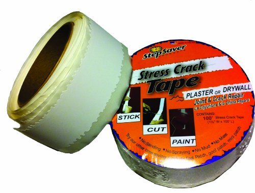 Stepsaver Products Self Adhesive Stress Crack Tape (1.25'' x 100' Smooth Roll) Item 7100 - size: 100' X 1.25" Smooth