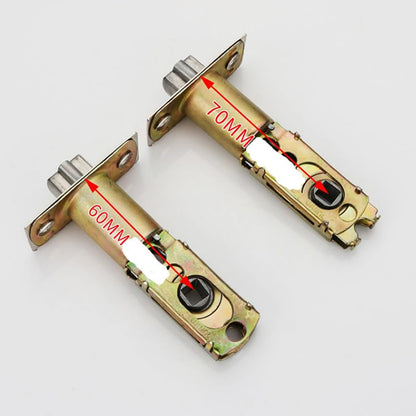 1PCS Adjustable Deadlatch 2-3/8'' or 2-3/4'', Keyed Entry Door Lock Replacement Latch and Strike,Smart Door Lock Deadlatch,Inner Door Handles Universal Replacement Part