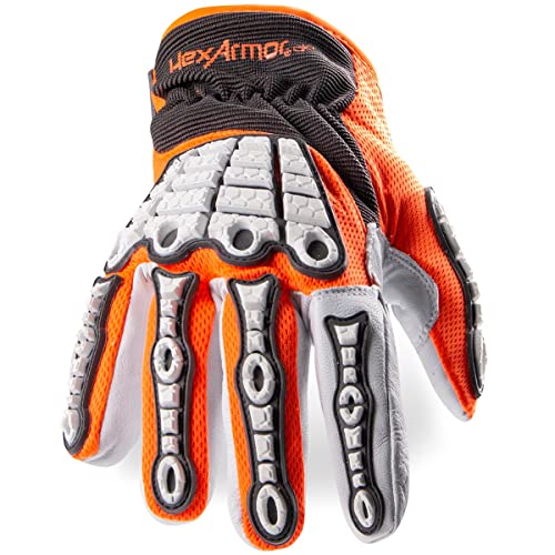 HexArmor Cut-Resistant Impact Protection Breathable Work Gloves | Chrome SLT ® Series 4073 - size: 3X-Large (Pack of 1)