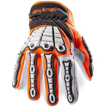 HexArmor Cut-Resistant Impact Protection Breathable Work Gloves | Chrome SLT ® Series 4073 - size: 3X-Large (Pack of 1)
