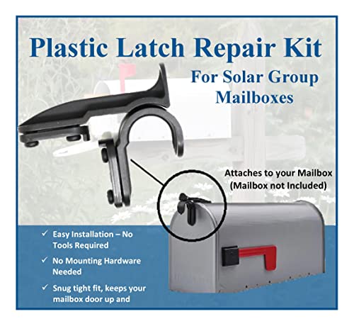 New Mailbox Plastic Latch Set Repair Kit for Solar Group Mail Box Metal Mailbox Repair (1)