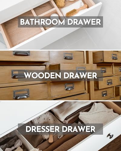 Drawer Track Guides Fixed L-Angle Drawer Glide Set with Screws, 8 Pack White Replacement Drawer Guides for Side-Mount Rails | HOWTOOL