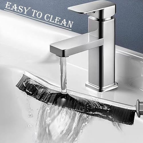 Cleaning Brush, 9 Pcs Hard Bristle Crevice Cleaning Brush Set for Kitchen Bathroom Toilet Grout Bottle Gap Window Tracks, Multifunctional Home Essentials Scrub Cleaning Tools - color: 01. Black(9p)