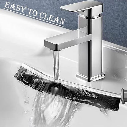 Cleaning Brush, 9 Pcs Hard Bristle Crevice Cleaning Brush Set for Kitchen Bathroom Toilet Grout Bottle Gap Window Tracks, Multifunctional Home Essentials Scrub Cleaning Tools - color: 01. Black(9p)