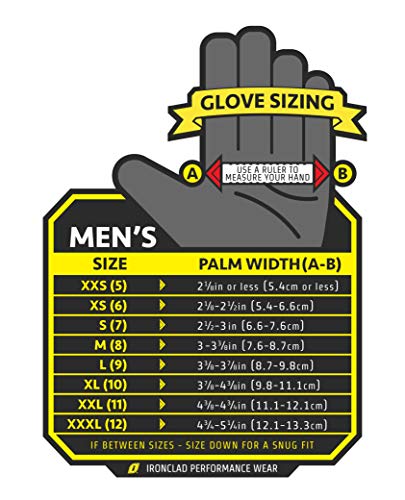 Ironclad EXO-HVP-02-S Hi-Viz Pro Gloves, Small - color: Hi-viz Yellow & Orange, size: Small (Pack of 1)
