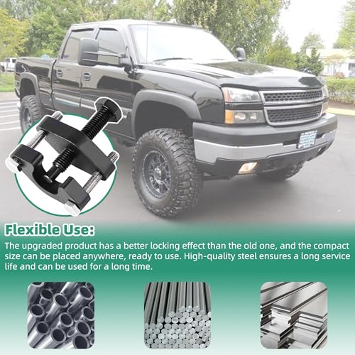 Door Hinge Pin Removal Tool for Chevy Silverado 1500 2500 3500 & GMC Sierra, Upgraded Carbon Steel Design, Replaces OEM 9020902-01 Hinge Repair Tool Kit