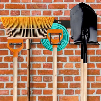 Resin Storage Shed Shelves Accessory,Wall Mount Tool Storage Rack with EZ Bolt Assembly for Suncast Select Outdoor Shed Models Wall Mount Tool Organizer for Hanging Lawn and Garden Tools