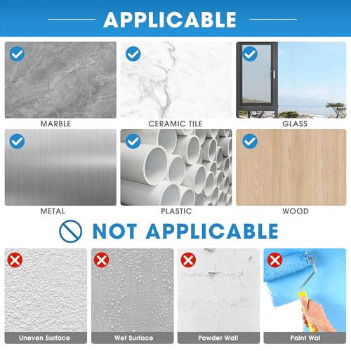 Double Sided Tape Heavy Duty - Nano Removable Adhesive Mounting Tape Wall Decor, Clear Sticky Picture Hanging Transparent Strips Command Tapes for Poster Carpet Art Craft Home Office School (10FT) - size: 10 FT