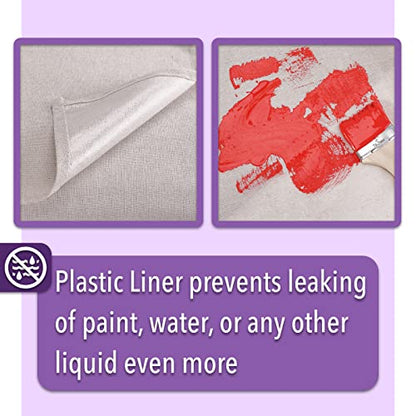 Bates- Canvas Drop Cloth - 9x12, Paint Tarp for Painting (Pack of 2) - size: 12 x 9 ft (Pack of 2)