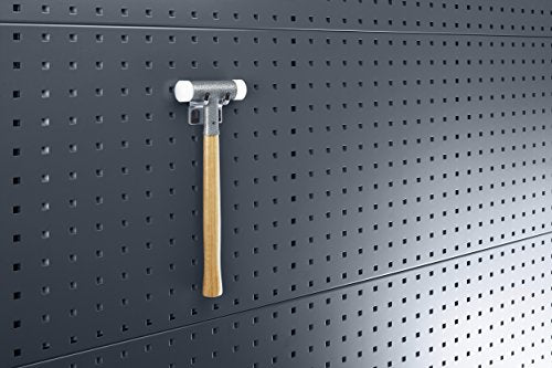 Bott 14002043 Double Straight Hook For Perfo Panels 6"" Long (Pack Of 5) - 1 Each - size: 150 Mm