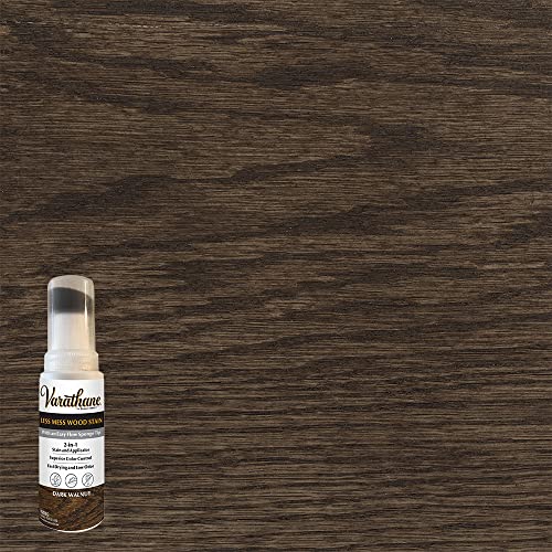 Varathane 368029-4PK Less Mess Wood Stain and Applicator, 4 oz, Dark Walnut, 4 Pack - color: Dark Walnut, size: 4 Ounce (Pack of 4)