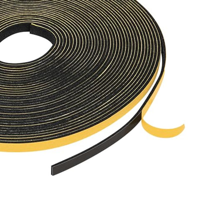 Yotache Weather Stripping (.25) 1/4 Inch Wide X 1/16 Inch Thick, Thin Foam Seal Gasket Tape for Speaker, Window, Dashboard, Sliding Door Jamb, 33 Ft Length - size: 1/4"x1/16"x33 FT