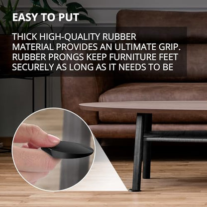 X-Protector Furniture Levelers - 30 PCS 2" - Black Rubber Shims for Leveling - Multi-Purpose Furniture Leveling Feet to Prevent Wobbling - Good for All Kinds of Objects! - size: 30 Pack, Black